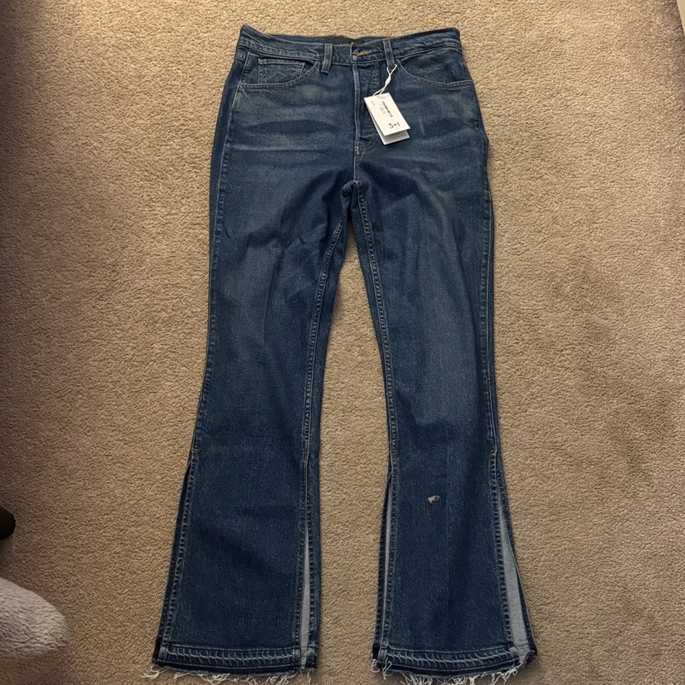 Mimi Cuttrell 3x1 Dark Blue Flare Jeans